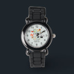 Meisjes Schattig Woodland Bos Dieren Fox & Naam Ki Horloge<br><div class="desc">Dit schattige kinder horloge is voorzien van waterverf Britse wilde dieren in het bos, waaronder een vos, das, eekhoorn, haas en groen, en kan worden gepersonaliseerd met uw meisjesnaam. Met duidelijke, gemakkelijk leesbare nummers is dit 'eerste' horloge geweldig voor kinderen of peuters die net beginnen met het leren van de...</div>