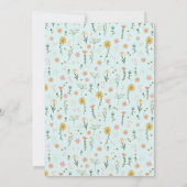 Meisjes Schattige Elegant Golden Retriever Baby sh Kaart (Achterkant)