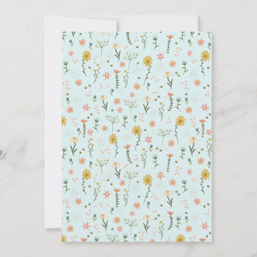 Meisjes Schattige Elegant Golden Retriever Baby sh Kaart (Achterkant)