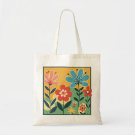 Meisjes Schattige en Elegant Bloemen Canvas tas
