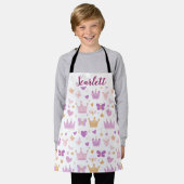 Meisjes Schattige gepersonaliseerd prinsessenpatro Schort (Gedragen)