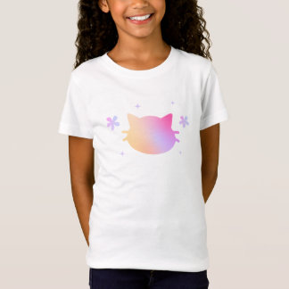 Meisjes Schattige Kleurrijk Kat T-shirt