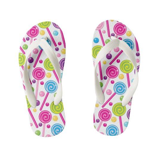 Meisjes schattige lolly's en teenslippers met gomp (Voetbed)