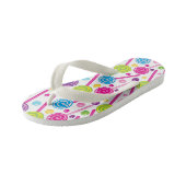 Meisjes schattige lolly's en teenslippers met gomp (Schuin)
