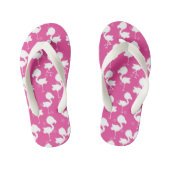 Meisjes schattige roze flamingo patronen teenslipp kinder teenslippers (Voetbed)