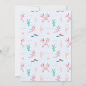 Meisjes Schattige Roze Kawaii Axolotl 8e verjaarda Kaart (Achterkant)