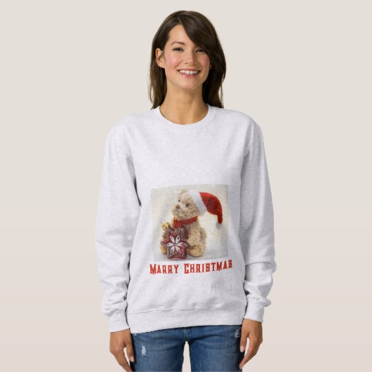 Meisjes Schattige Teddy Love Trui (Voorkant volledig)