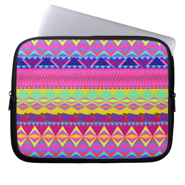Meisjes schattige trendy aztec en design laptop sleeve (Voorkant)