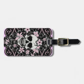 Meisjes  schedel bagagelabel (Voorkant horizontaal)