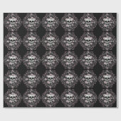 Meisjes  schedel cadeaupapier (Vlak)