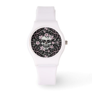 Meisjes  schedel horloge
