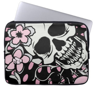 Meisjes  schedel laptop sleeve