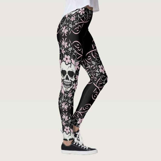 Meisjes schedel leggings (Rechts)