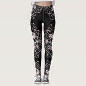 Meisjes schedel leggings (Voorkant)