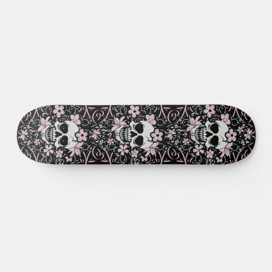 Meisjes  schedel persoonlijk skateboard (Horizontaal)