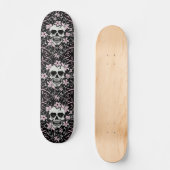 Meisjes  schedel persoonlijk skateboard (Voorkant)