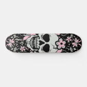 Meisjes schedel persoonlijk skateboard (Horizontaal)