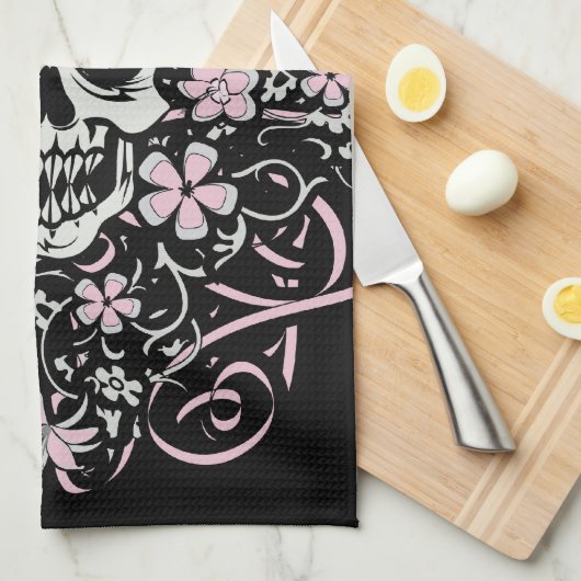 Meisjes schedel theedoek (Quarter Fold)