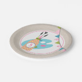 Meisjes Schilderen / Kunst Verjaardagsfeest Papieren Bordje (Gekanteld)