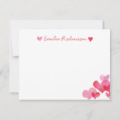 Meisjes schrijfwaren set notitiekaartje (Voorkant)