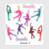 Meisjes Schuilen vinylstickers op maat Sticker (Vel)