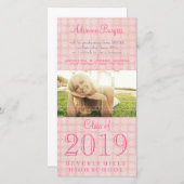 Meisjes Senior Afstuderen Klasse van 2011 Fotokaar Aankondiging (Voorkant / Achterkant)