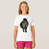 Meisjes Shirt Maine Coon Cat (Voorkant volledig)