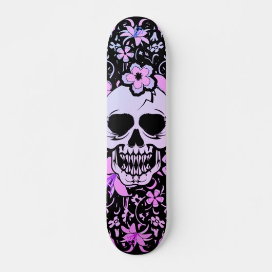 Meisjes  Skull Skateboard (Voorkant)