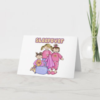 Meisjes Sleepover Kaart