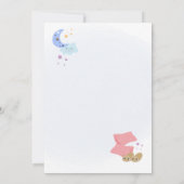 Meisjes Sleepover Nodig Slumber Party PJ's Kussens Kaart (Achterkant)