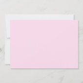 Meisjes Sleepover Pajama Slumber Party Invitation Kaart (Achterkant)