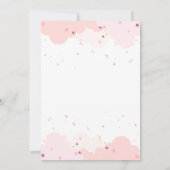 Meisjes Sleepover Pastel Roze Slumber Verjaardagsf Kaart (Achterkant)