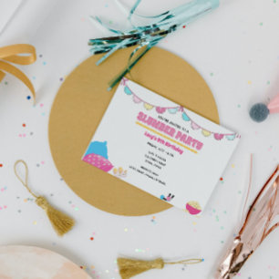 Meisjes Sleepover Uitnodiging