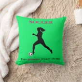 Meisjes Soccer - Deze prinses draagt een schoonhei Kussen (Deken)