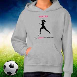 Meisjes Soccer "Deze prinses draagt schoonheid"