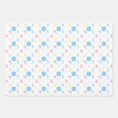 Meisjes Softbal Speler Sterren Inpakpapier Vel (Voorkant 2)