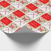 Meisjes Softball Kerstmis Vakantie Gift Cadeaupapier (Hoek)