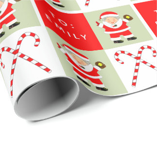 Meisjes Softball Kerstmis Vakantie Gift Cadeaupapier