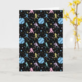 Meisjes Softball - Vrouwenspelers met sterren Kaart (Gele Bloem)