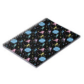 Meisjes Softball - Vrouwenspelers met sterren Notitieboek (Linkerzijde)