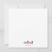 Meisjes Spa Dag. Kaart (Achterkant)