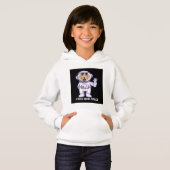 Meisjes Space dog Hoodies & Sweatshirts (Voorkant volledig)
