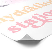 Meisjes Space Hydration Station teken Poster (Hoek)