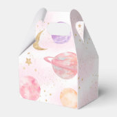 Meisje's Space Party Favor Boxes Bedankdoosjes (Achterkant)