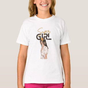 Meisjes Special Super Meisjes Design T shirt