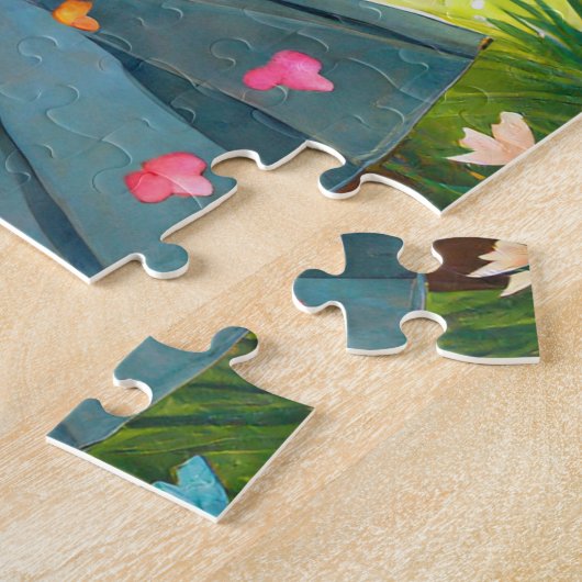 Meisjes spelen 2 de dagelijkse puzzel Recent Jig Legpuzzel (Zijkant)