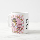 Meisjes spelen basketbal koffiemok (Voorkant links)