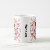 Meisjes spelen basketbal koffiemok (Center)