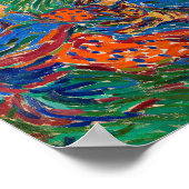 Meisjes spelen met katten | Ernst Ludwig Kirchner Poster (Hoek)