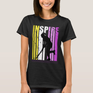 Meisjes spire Hockey Coach Birthday Coaching Fan I T-shirt